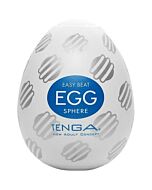 Tenha Egg Sphere - Masturbador Masculino descartável com texturas internas - Aproveite um prazer intenso!