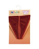 Tanga vermelha aberta feminina - Sex shop Lorenzos
