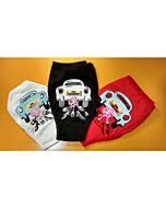 Calcinha sexy Just Married vermelha de algodão