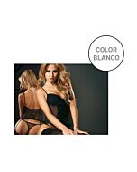 Sensual sutiã sexy com transparências branco
