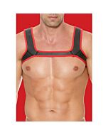 Ouch Puppy Play Arnês de Neoprene Vermelho