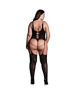 O desejo-sombra-Elara VII - bodystocking com copas abertas - tamanho grande