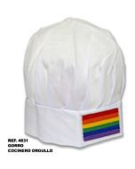 Toque de cozinheiro bandeira LGBT - Sex Shop Online