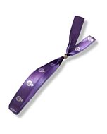 Pulseira Feminista de Tecido com Bolinha de Prata - Ajustável e Chamativa