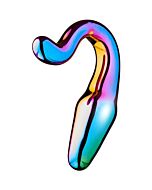 Plug Anal Cauda de Vidro Glamour Glass 10,5 cm