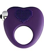 Anel Vibratório Roxo Flirts - Silicone Macio