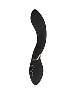 Elite Josephine Vibrador Recarregável - Poderoso e Flexível, Silicone e ABS, Resistente à Água IPX7 - Preto e Dourado - Dream Toys