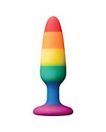 Colorido Plug Anal Pequeno Love Rainbow - Plug Anal Orgulho Arco-Íris