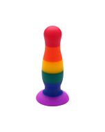 Amor colorido plug colorido - Tampão anal colorido