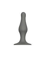 Tentador Amor Plug Cinza com Ventosa 10,3 cm