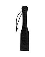 Blaze Paddle Croco Preto - Paddle BDSM preta com design de crocodilo