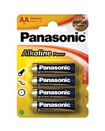Pilhas x4 Panasonic AA-LR06 Alcalina - Blister 4 unidades