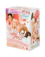 Boneca real Eva Angelina com Vibrador