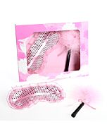 carícias Kit espanador e mascara-de-rosa