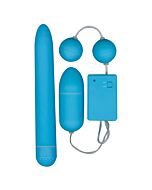 funky azul brinquedo conjunto de caixa