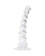 Jollipops dildo torcido transparente