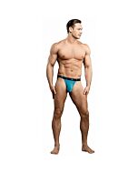 O poder masculino micro tanga azul bambu