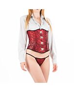 Intimax underbust louco amor vermelho