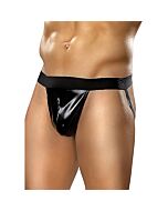 Masculino poder jockstrap ônix líquido preto