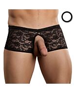 Masculino poder boxer abertura do laço branco