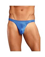 O poder masculino cetim azul tanga