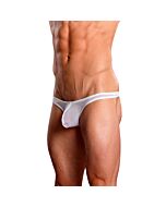 Masculino poder tanga transparências brancas