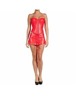 Jenna espartilho vermelho Intimax