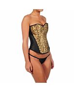 corpete Intimax Leopardo de Ouro