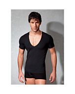 v-pescoço preto Doreanse shirt