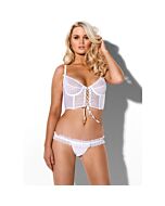 Beije-me mais é demais conjunto branco