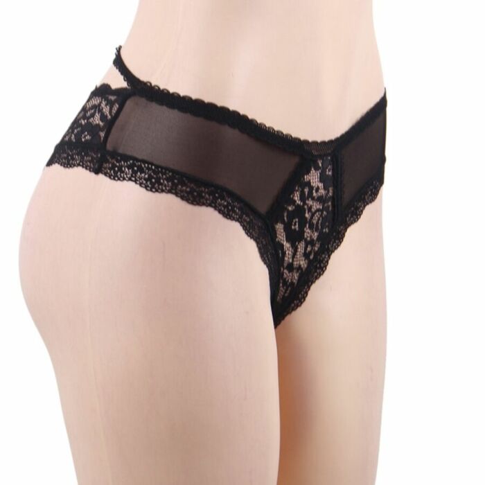 Rainha lingerie floral calcinha de renda s / m