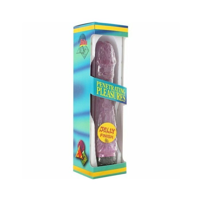 Jelly vibrador prazeres lila