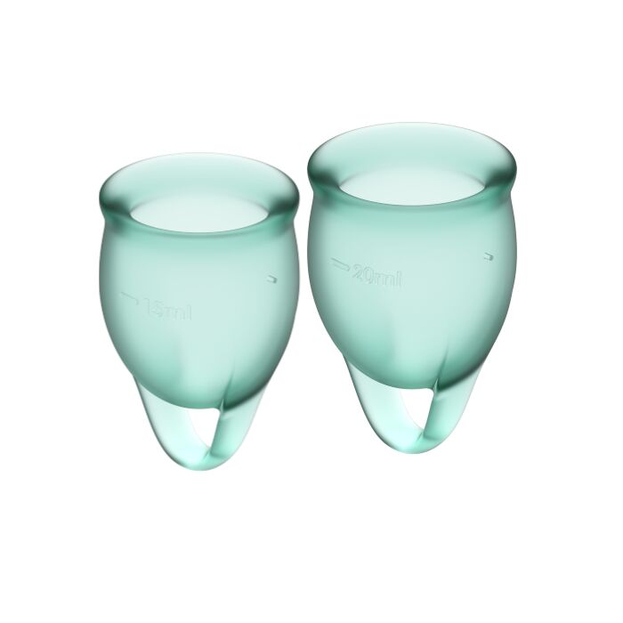 Satisfyer sentir kit confiante copa menstrual transparente 15 + 20ml