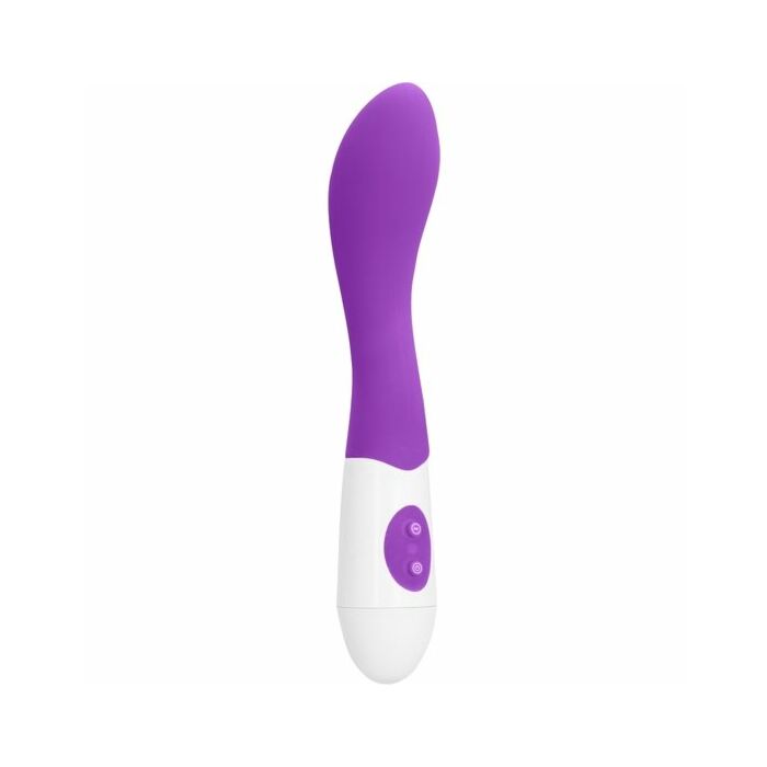 Bend vibrador silicona morado