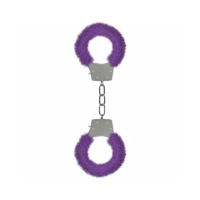 algemas prazer Ouch com lilás de pelúcia