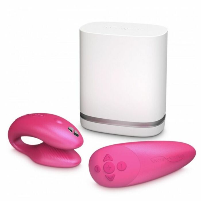 Nós vibramos casais vibradores de coro com controle espremer rosa