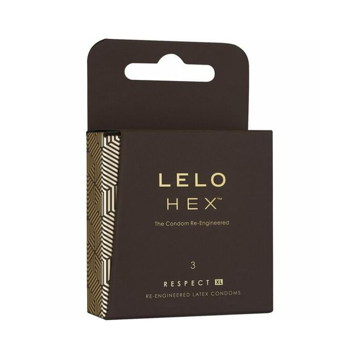 Lelo hex preservativos respeitam xl 3uds