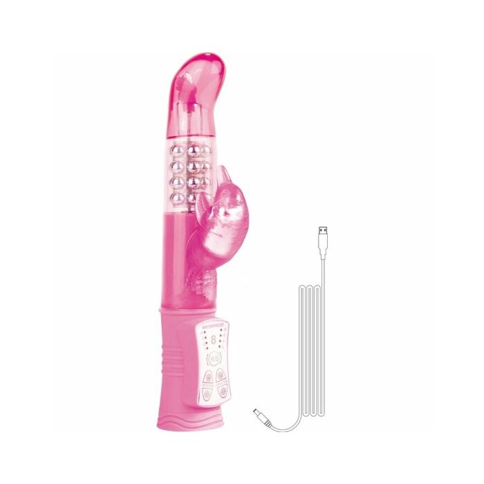Recarregável Vibrador delfn rosa