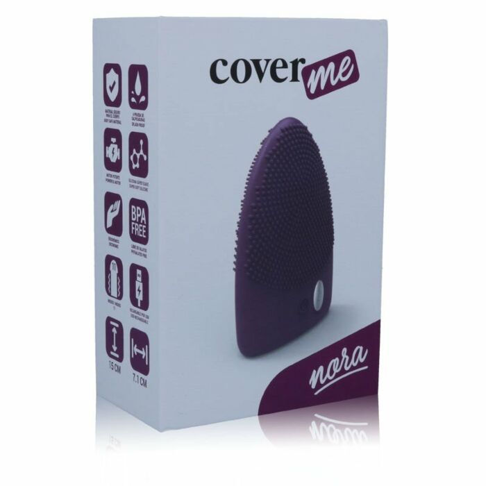 Coverme nora vibrador silicona recargable lila