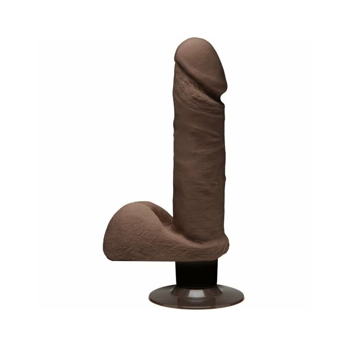 The perfect d pene vibrador 18cm chocolate