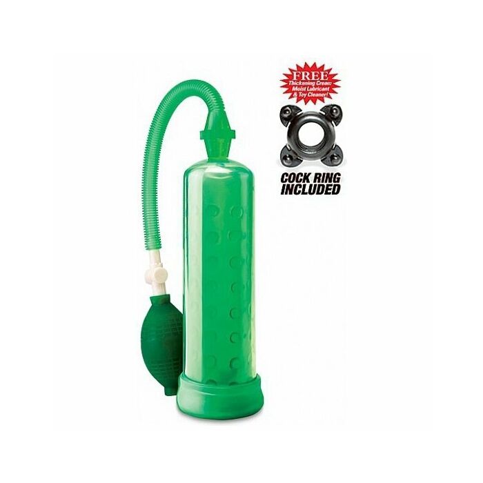 Bomba Worx ereção Bomba verde Silicone