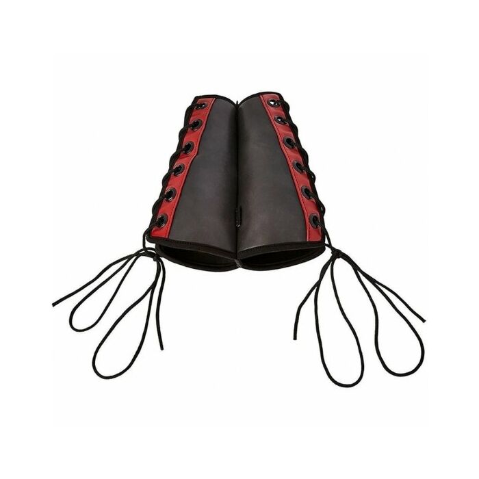 Saffron gauntlet cuffs - esposas prisionero - rojo