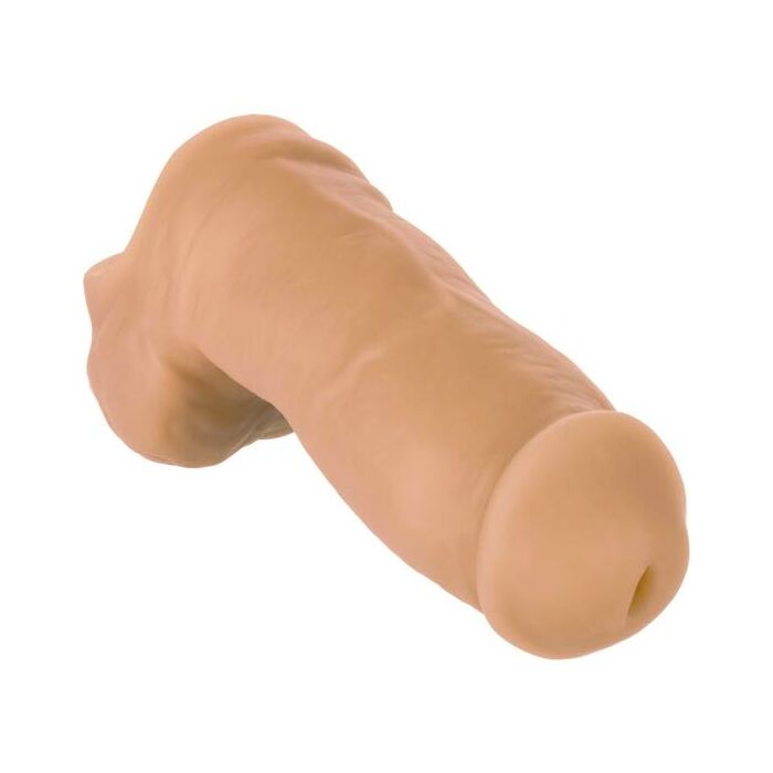 Engrenagem packer manga penis 12,8 cm - couro