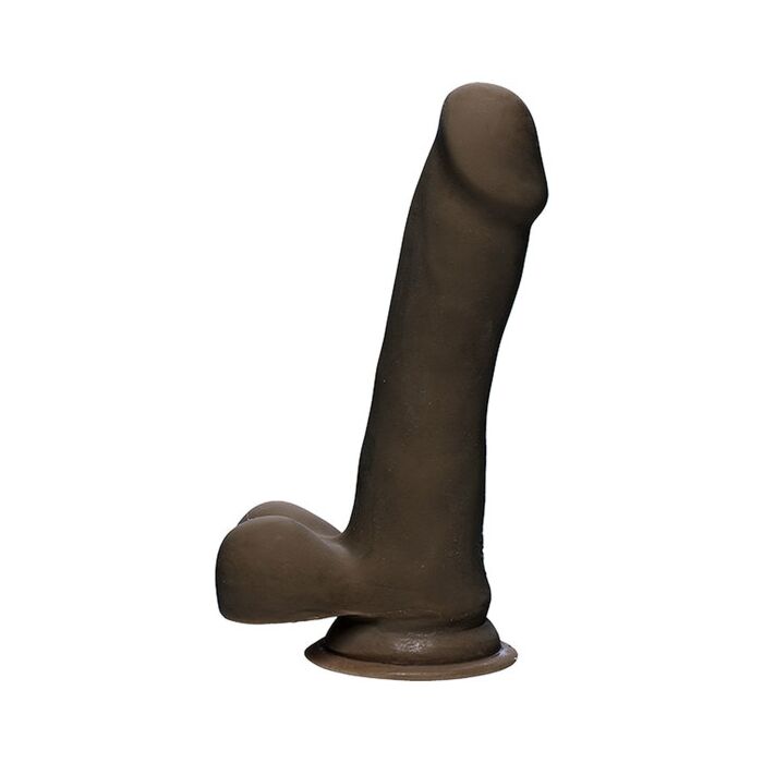 Dildo fino Ultraskyn 16,50 cm - marrom