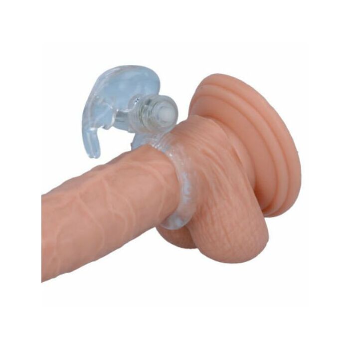 Intense anillo vibrador transparente