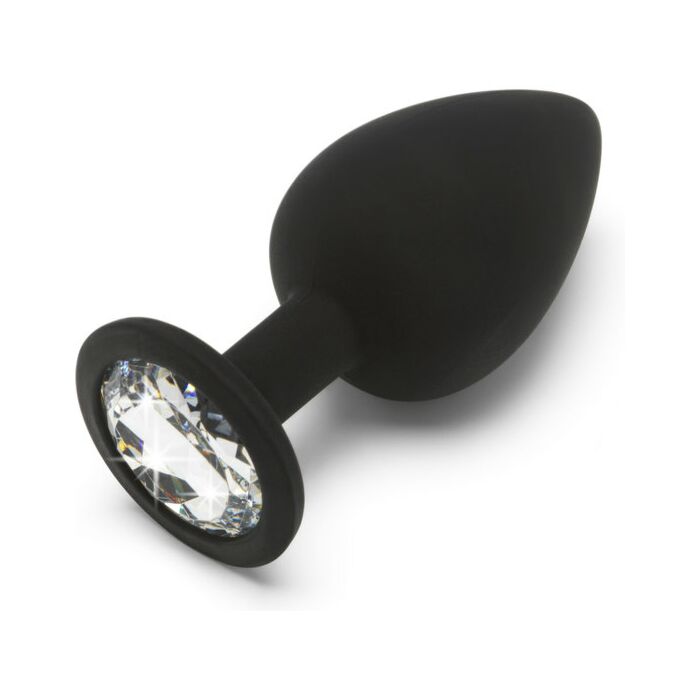 Joia de saque de diamante - plug de silicona - grande