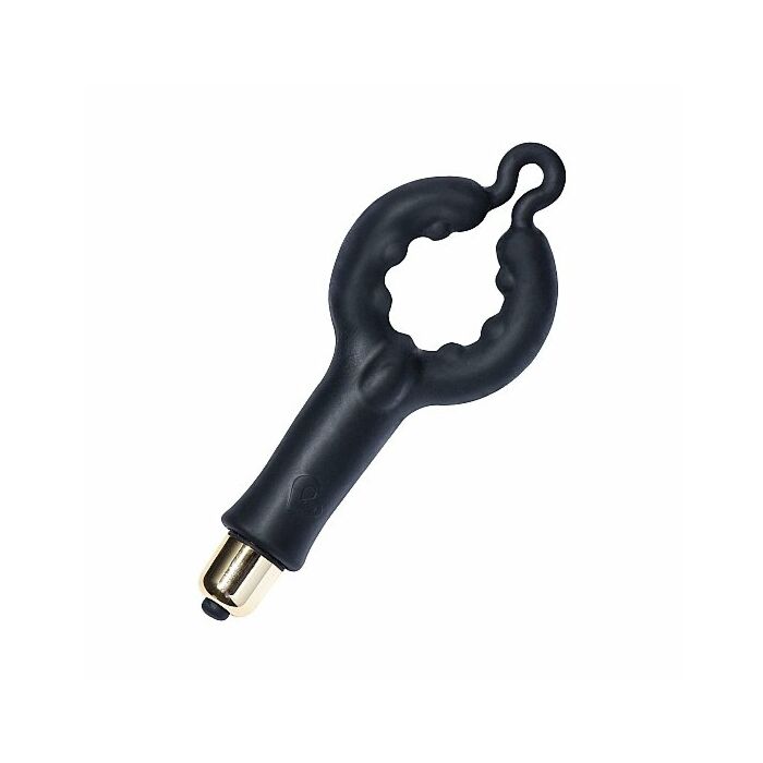 4US anel de pénis 7 velocidades preto