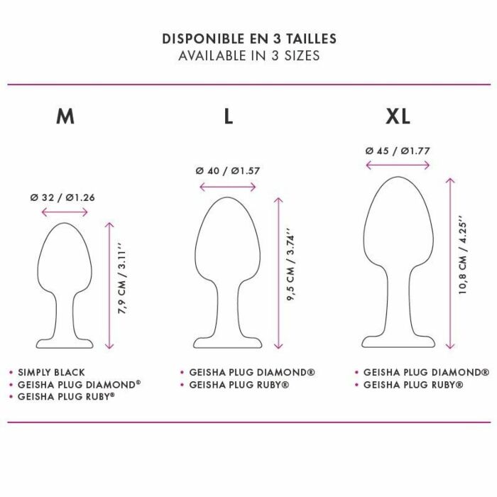 Dorcel silicone diamante plugue l 9,5 centímetros