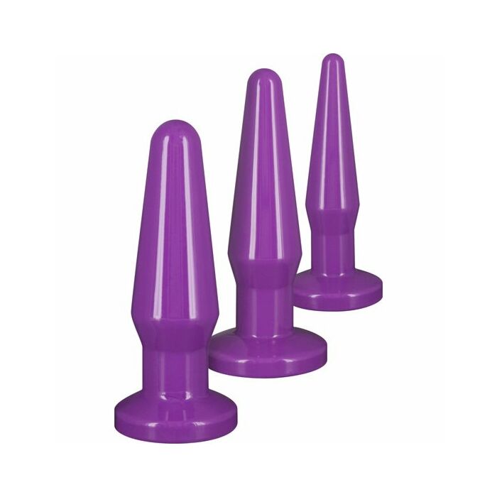 Melhor conjunto de plug anal roxo