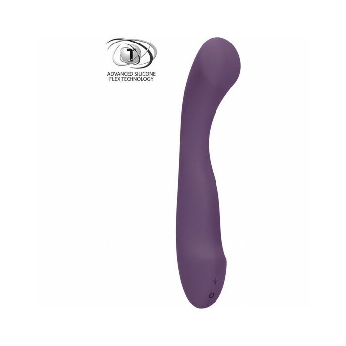 Bella - vibrador de silicona morado
